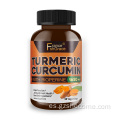 Curcumina de cúrcuma con cápsulas de curcuminoides BioPerine